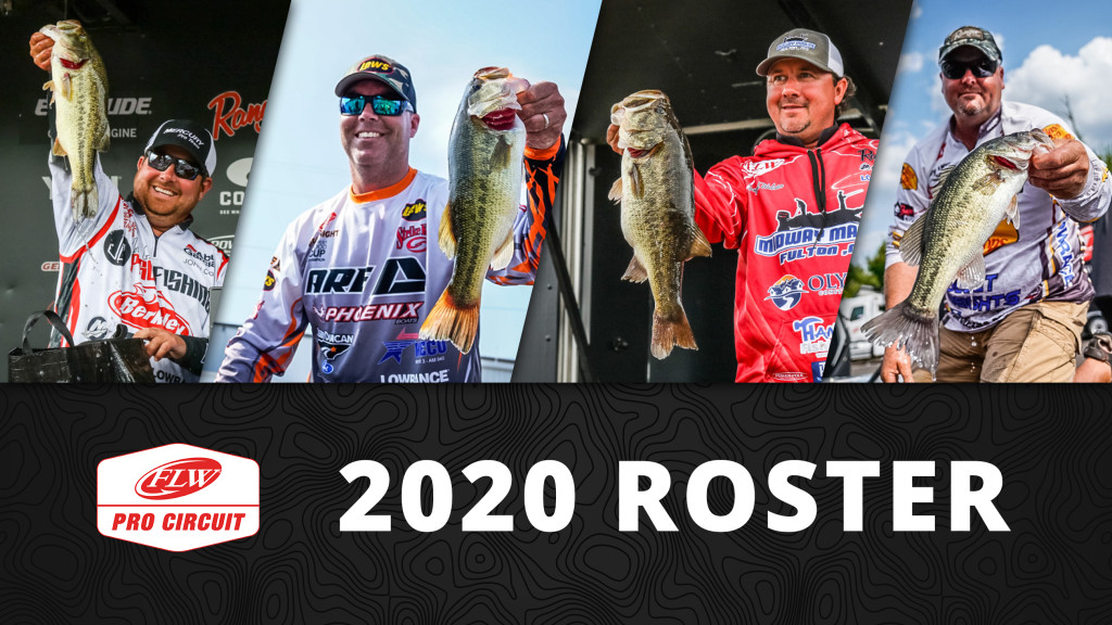 FLW Announces 2020 FLW Pro Circuit Roster