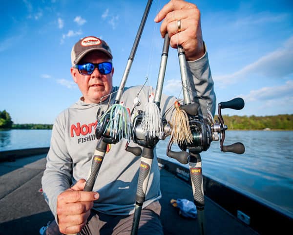 Now anglers can match-the-hatch with their favorite spinnerbait designs