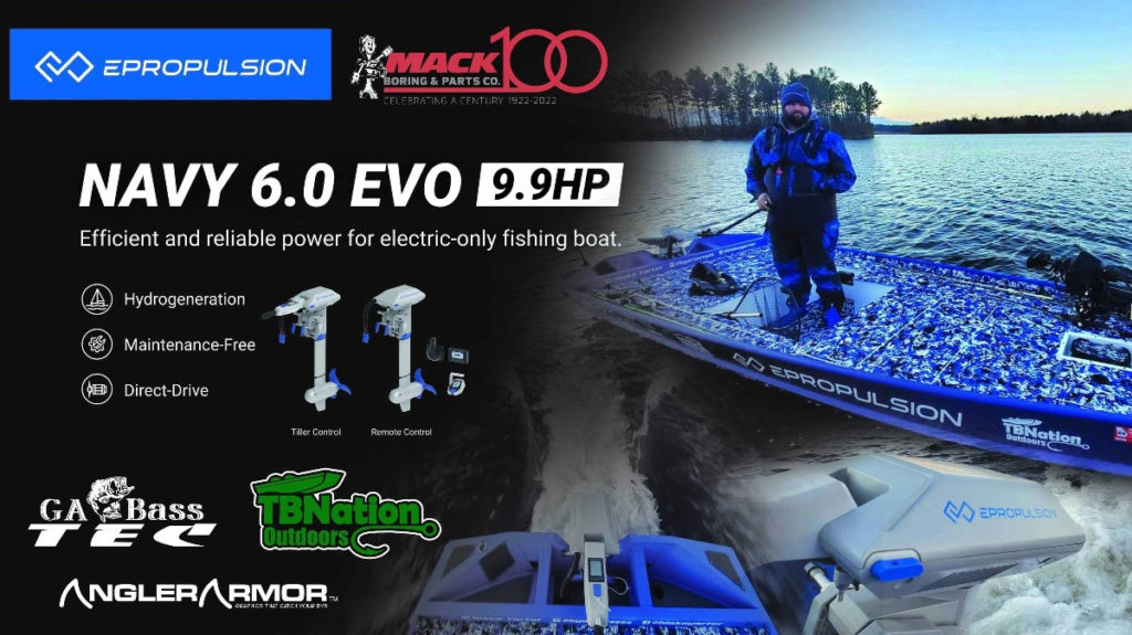 ePropulsion Announces Sponsorship Of Electric Bass Fishing In