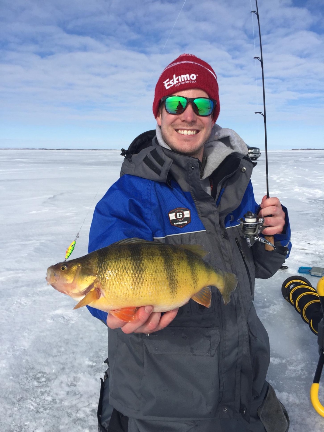 Conditions are Ideal for Devils Lake Ice Fishing Now