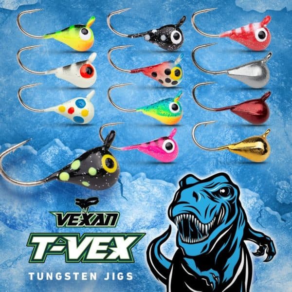 All NEW colors of T-VEX tungsten ICE jigs