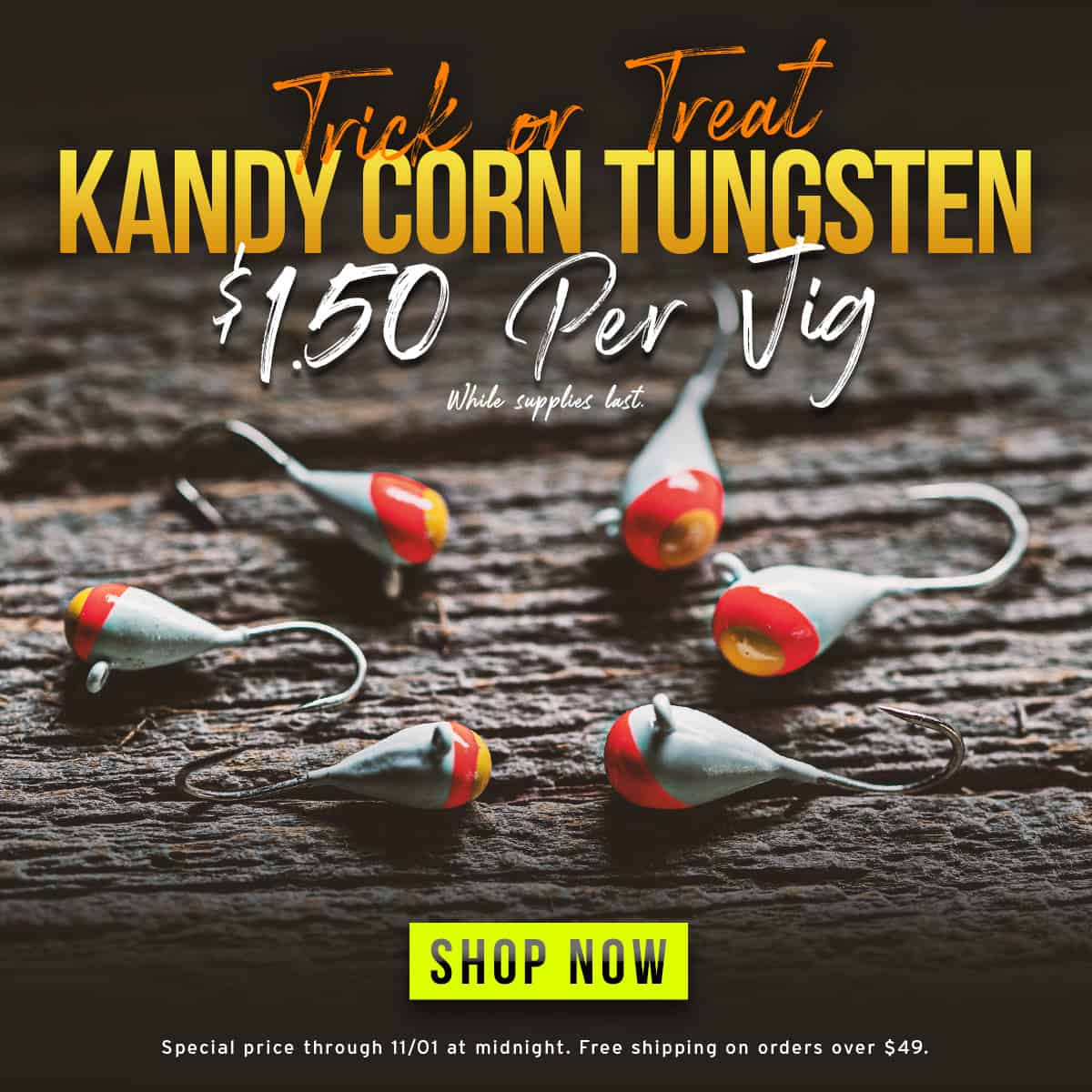 Trick or Treat - Limited Edition Kandy Corn Jigs
