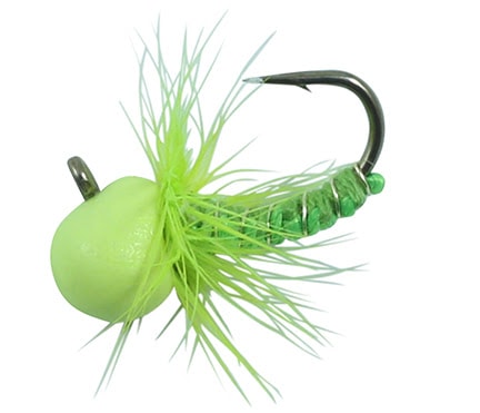 Northland Tackle Tungsten Larva Fly 1/25 oz Penny Pack of 1 Panfish Jig 