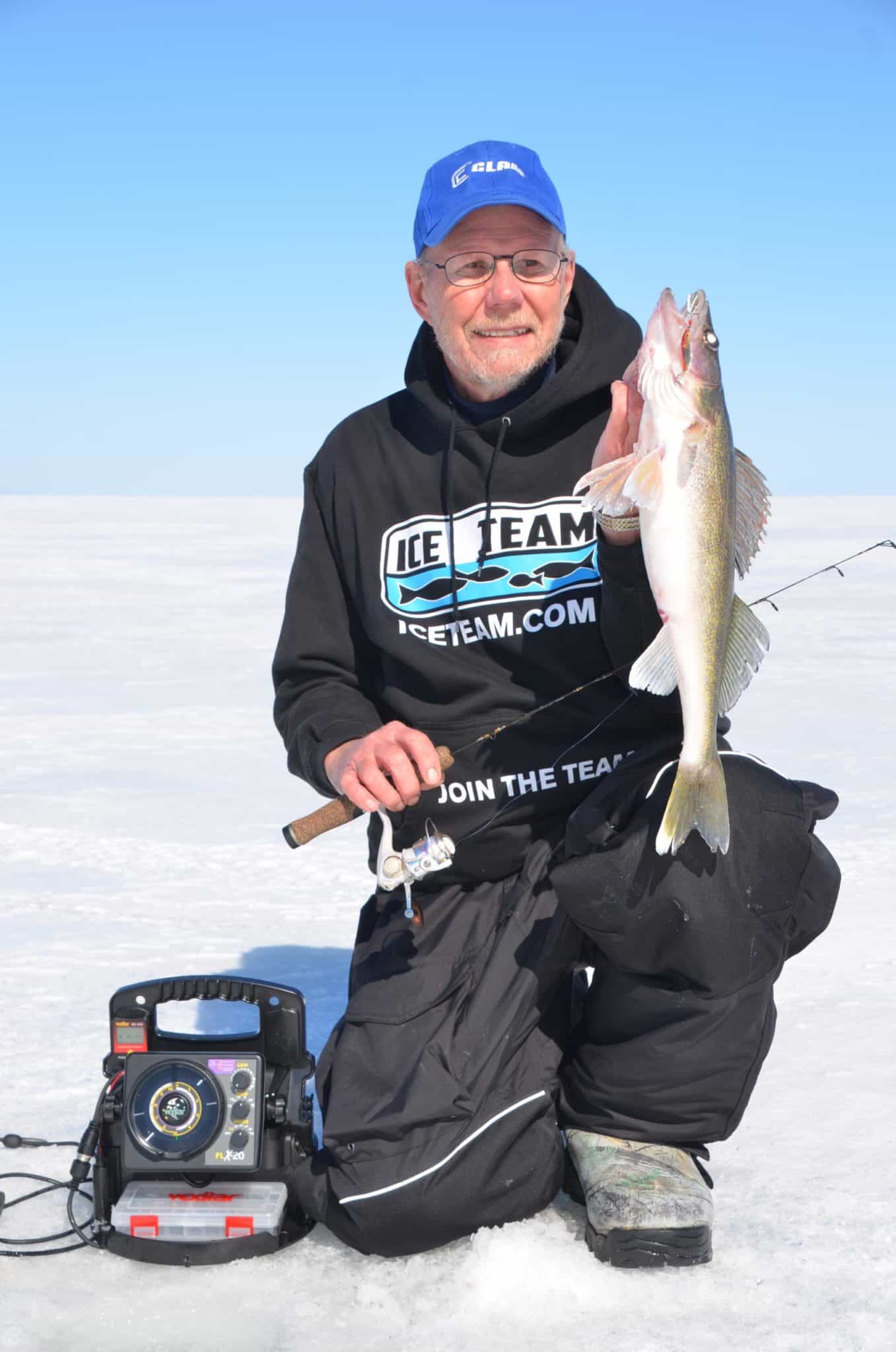March Ice Fishing for Walleyes and Pike on Lake of the Woods
