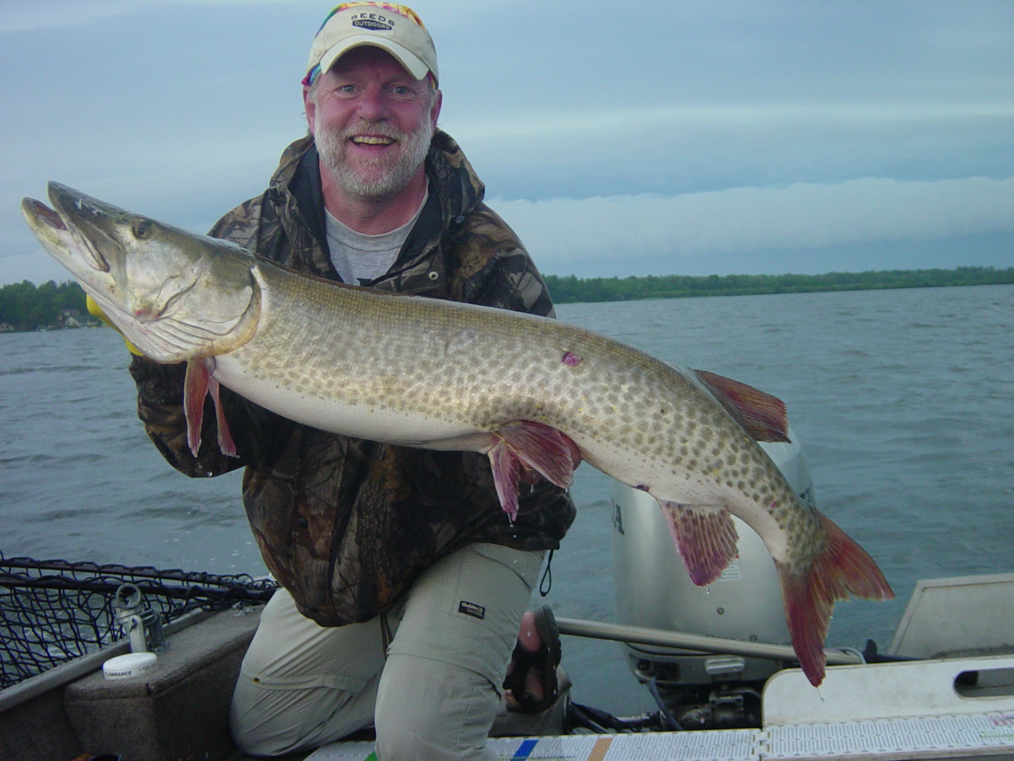 Big muskie caught on Cass Lake in Cass Lake, MN on 7/19/2011 MuskieFIRST