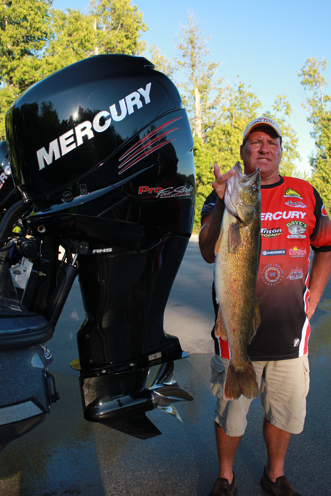 Big Walleye caught on Lake Michigan Green Bay in Fish Creek, WI on 8/22/2013 WalleyeFIRST