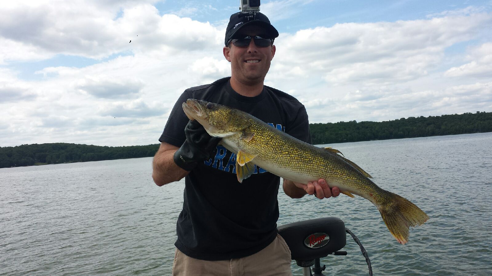 Big Walleye caught on Lake X in City X, WI on 7/12/2015 WalleyeFIRST