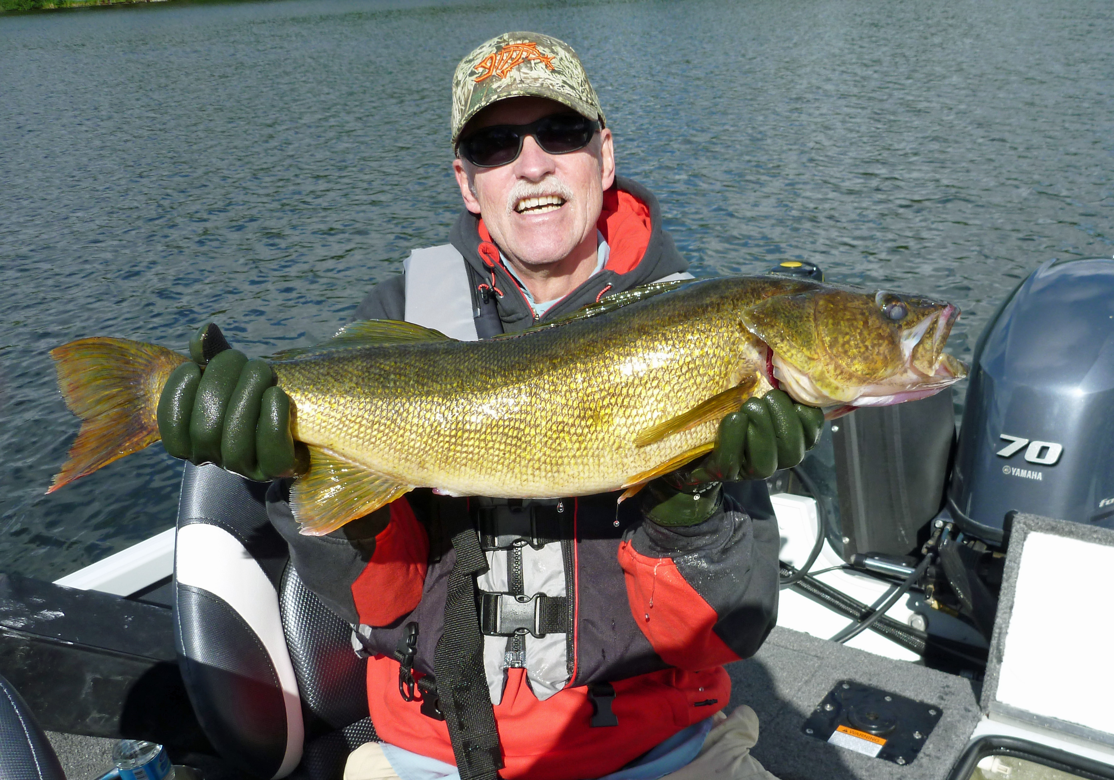 Big Walleye caught on ROOSEVELT LAKE in OUTING, MN on 8/6/2016