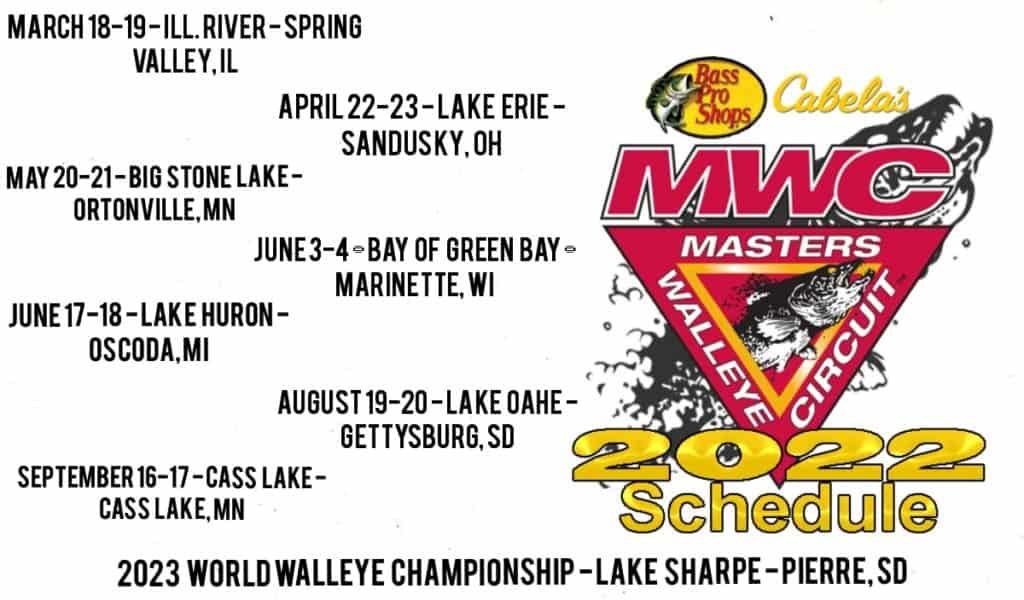 2022 Masters Walleye Circuit Schedule WalleyeFIRST