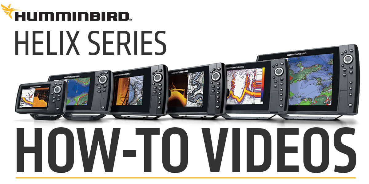 Humminbird HELIX HowTo Videos Screen Adjustments OutdoorsFIRST