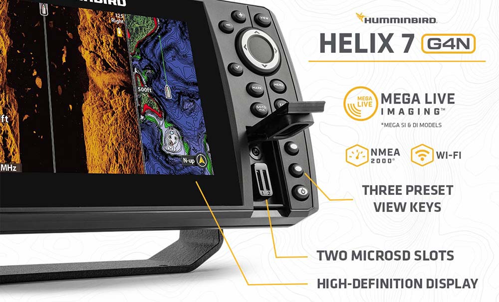 Humminbird Helix 5 review on the water from Fish Finder Mounts - YouTube