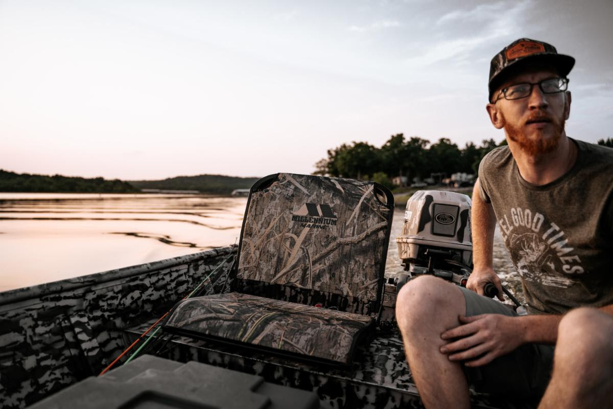 Millennium Marine B100 Camo Boat Seat Perfect For Your Duck Boat